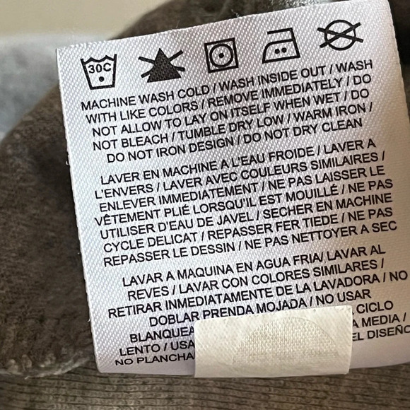 Nike womens carpi length zip hem pull on elastic waist light gray athletic M - Picture 5 of 10